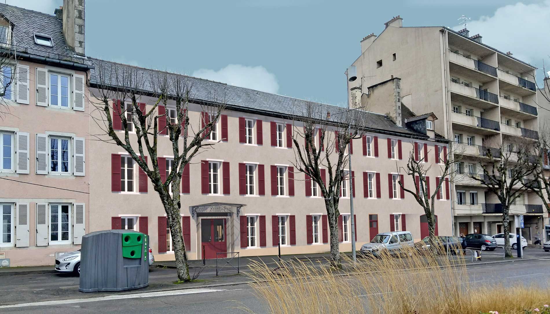 Rénovation de l'Ecole Saint Paul et Logements - Rodez - Bedrune 